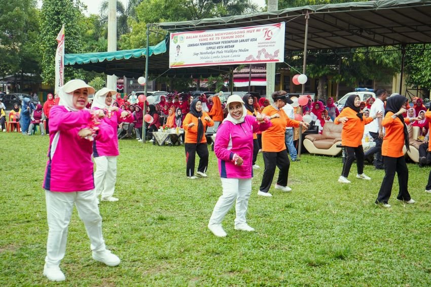 Lomba Senam Lansia Bawa Kegembiraan dan Kebahagiaan