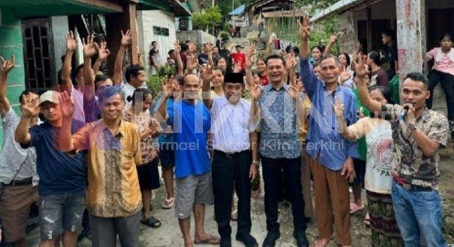 Janji Perbaiki Infrastruktur, Warga Jalan Sinar All Out Menangkan Hapendi-Gempar di Pilkada Sidimpuan