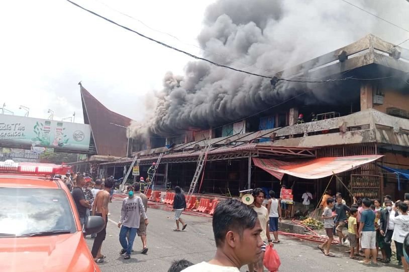 400 Kios di Pasar Horas Pematangsiantar Ludes Terbakar