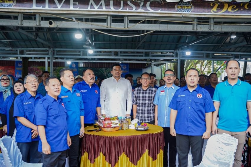 Bobby Nasution Ajak Relawan Sampaikan Program Unggulan, Berobat Pakai KTP dan Restorative Justice