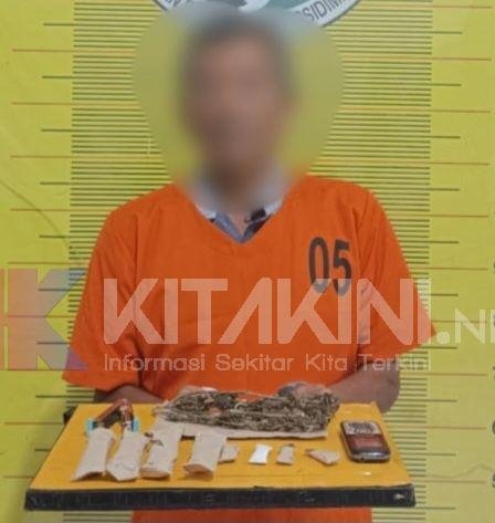 Polres Padangsidimpuan Bekuk Kakek 61 Tahun Edarkan Ganja