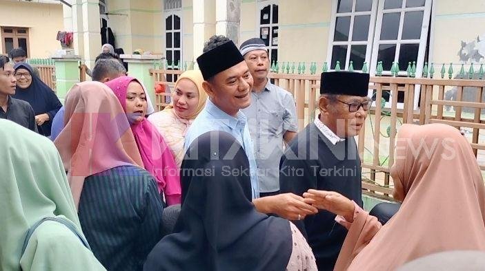 Lantunan Sholawat Badar Sambut Gempar Nauli Hamonangan Nasution di Padangmatinggi