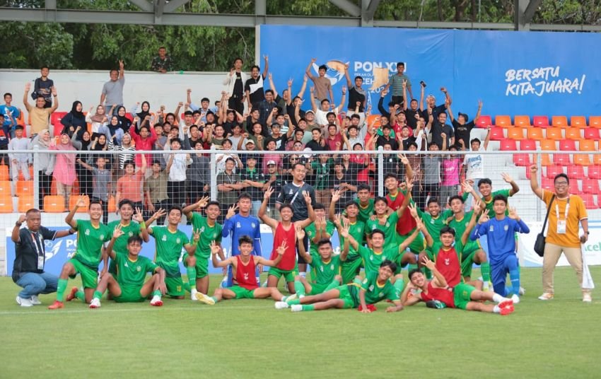 Sepakbola Putra PON Sumut Tekuk Jateng, Satu-satunya Kemenangan di Grup B