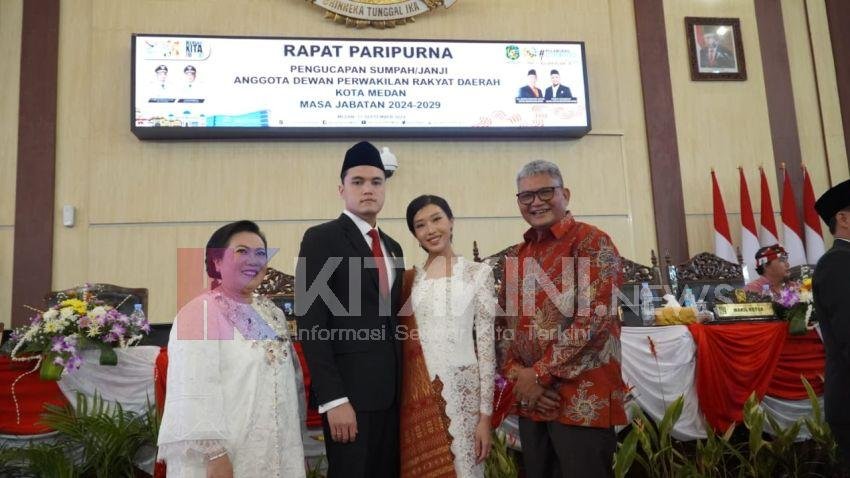 Anggota DPRD Medan, Reinhart Siap Emban Amanah Orang Tua