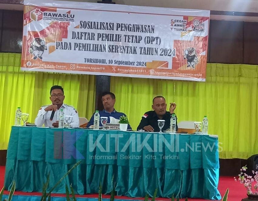 Bawaslu Tapsel Sosialisasikan DPT Untuk Pilkada Serentak 2024