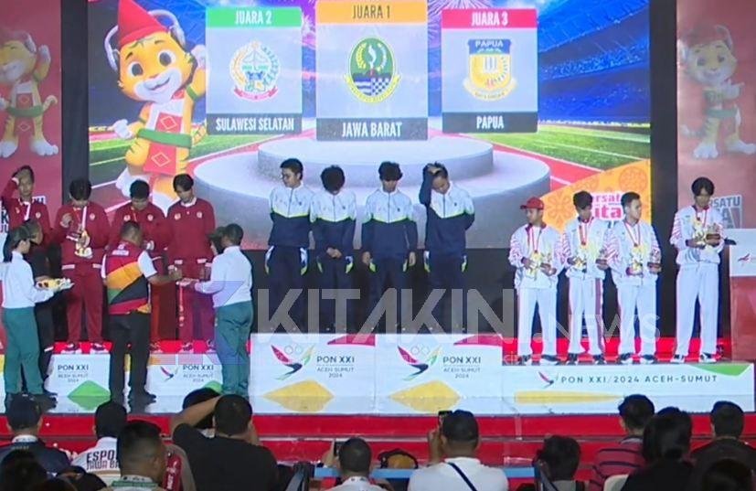 Hanya Selisih Satu Poin, Sumbar Juara Cabor ESport PUBG Mobile PON XXI