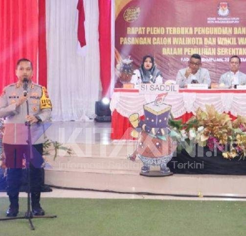 Siagakan 123 Personel, Kapolres Sidimpuan Ajak Lapisan Masyarakat Jaga Kondusifitas