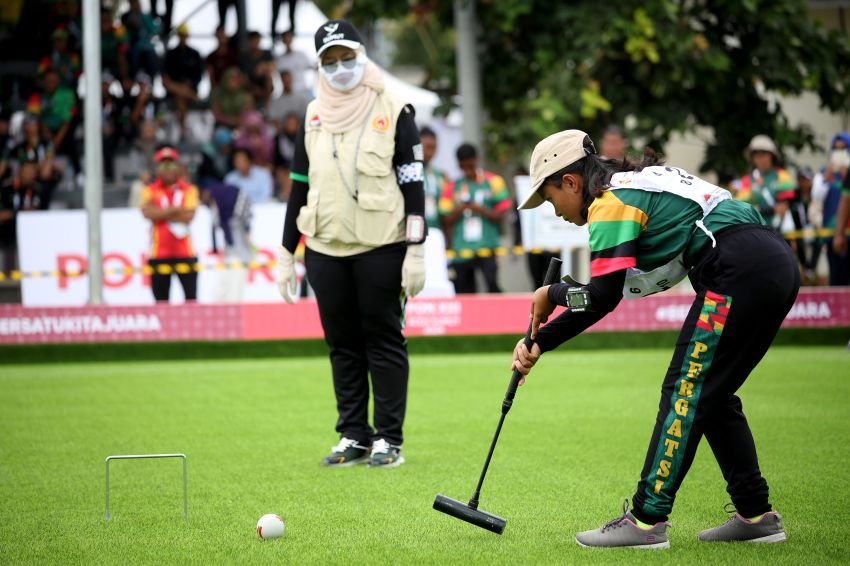 Tumbangkan Aceh, Restika Nduru Antar Sumut ke Semifinal Tunggal Wanita Gateball