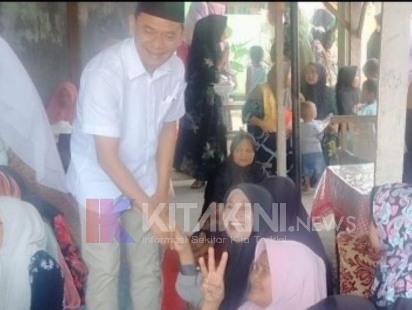 Aura Kemenangan Hapendi-Gempar Terpancar Dari Dukungan Ibu-Ibu Pengajian