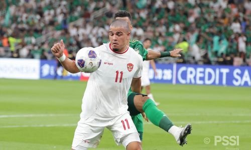 Timnas Indonesia Melesat Usai Tahan Imbang Arab Saudi 1- 1