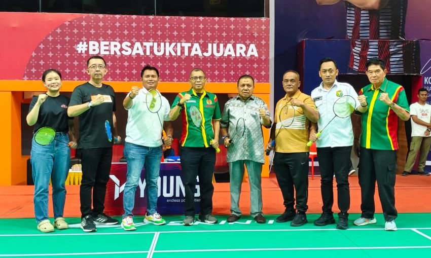 Gratis, Ratusan Pebulutangkis Berlaga di 20 Nomor Kejurkot PBSI Medan 2024