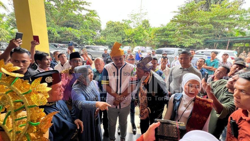 Paslon Cagub dan Cabup Langkat Nomor 1 Disambut Meriah di Kecamatan Bahorok