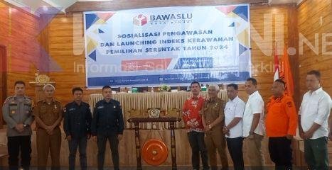 Bawaslu Binjai Launching Indeks Kerawanan Pemilihan Serentak 2024