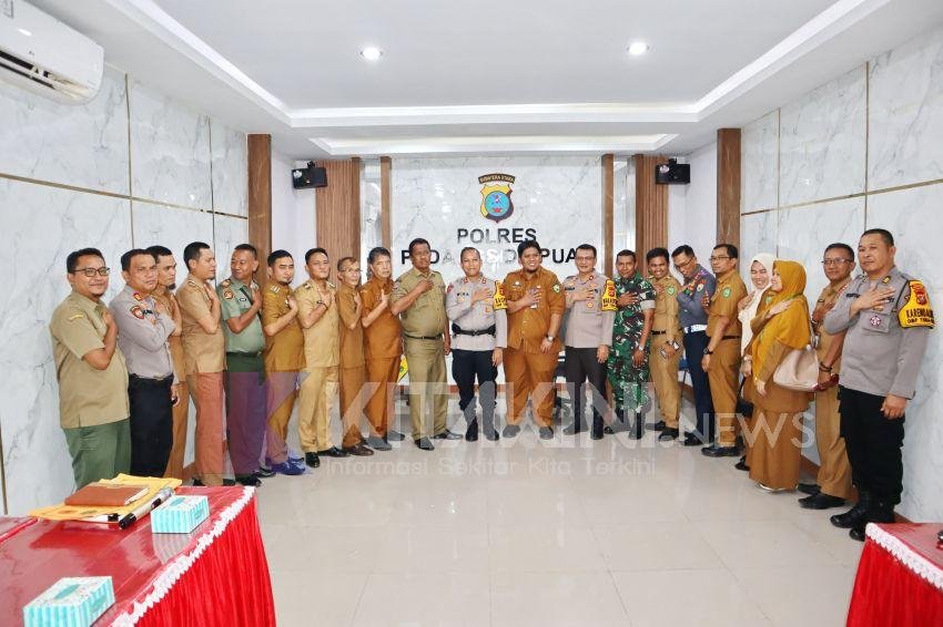 Antisipasi Bencana Alam, Polres Padangsidimpuan Gelar Rakor Lintas Sektoral