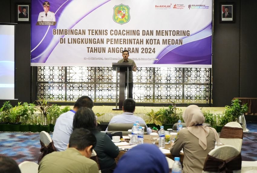 BKPSDM Kota Medan Gelar Bimbingan Teknis Coaching dan Mentoring untuk 65 ASN