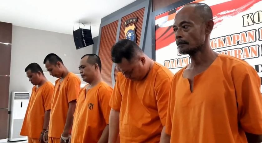 Polda Riau Bongkar Skandal Kredit Fiktif Rp46 MilIar, Delapan Tersangka Ditahan