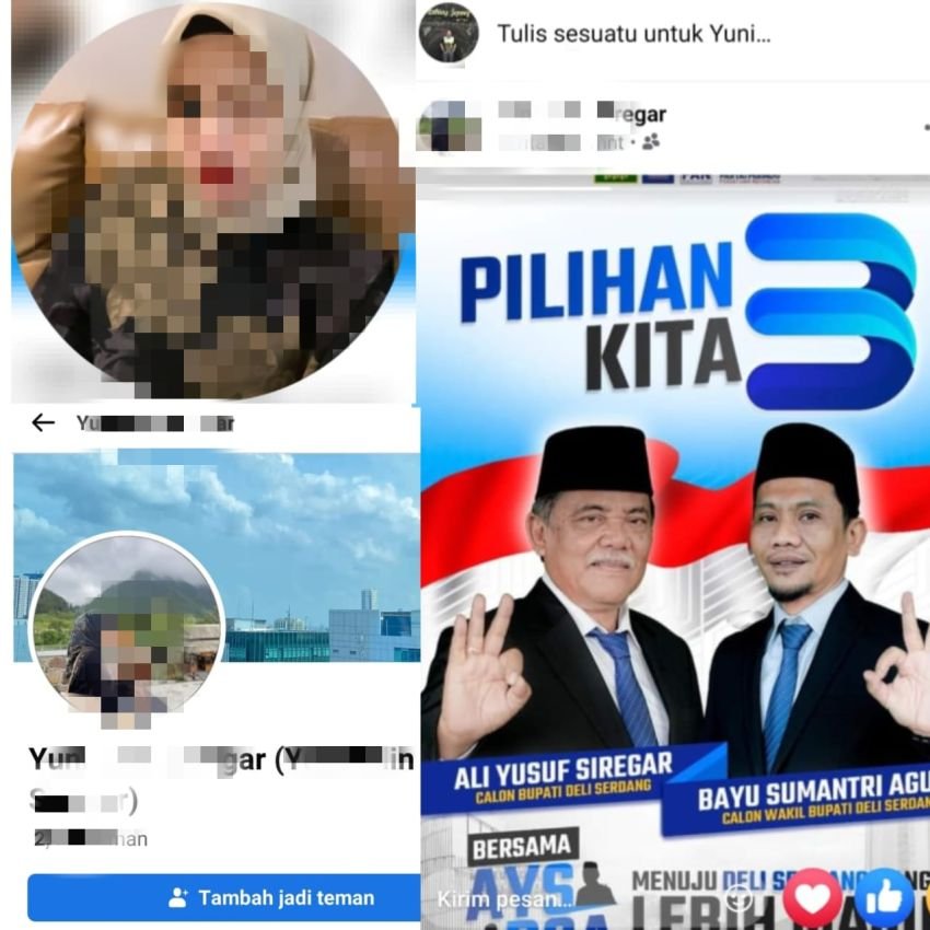 Oknum ASN BPKAD Deliserdang Kampanyekan Paslon Nomor 3, OPD Terkait  Belum Merespon