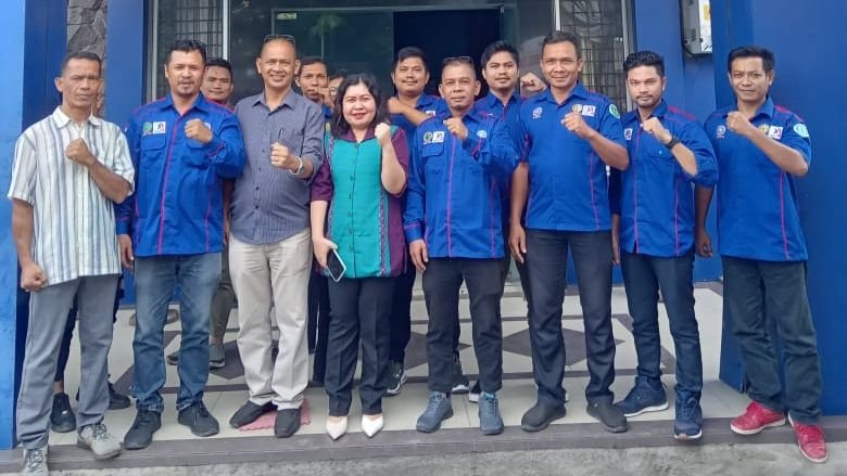 PC KEP SPSI Kota Tebingtinggi Audiensi ke Dinas Ketenagakerjaan dan Perindustrian