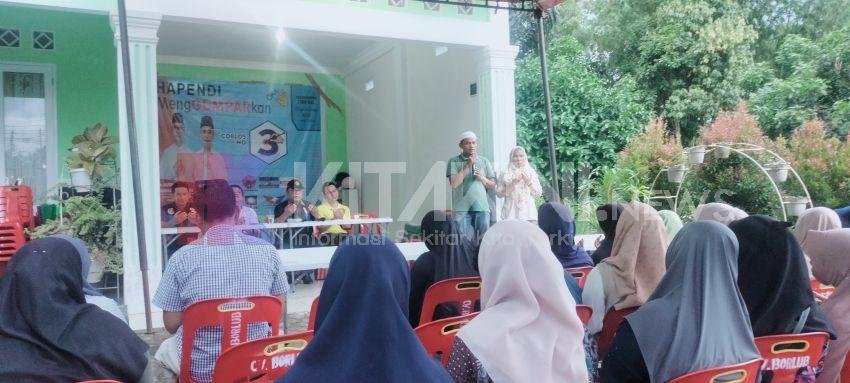 Ratusan Tim Pemenangan Kelurahan Losung Batu Siap Menangkan Hapendi-Gempar