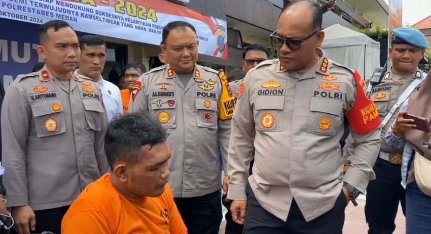 Tujuh Residivis Begal Ditembak Polrestabes Medan