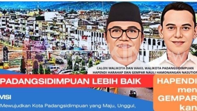 Naik Signifikan, Hasil Survei Hapendi-Gempar Unggul di Pilkada Kota Padangsidimpuan