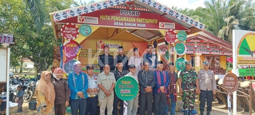 Desa Sihuik Kuik jadi Percontohan Kampung Pengawasan Partisipatif Pilkada Tapsel
