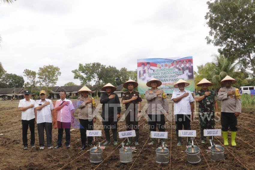 Polres Langkat Luncurkan Gugus Tugas Polri Mendukung Ketahanan Pangan