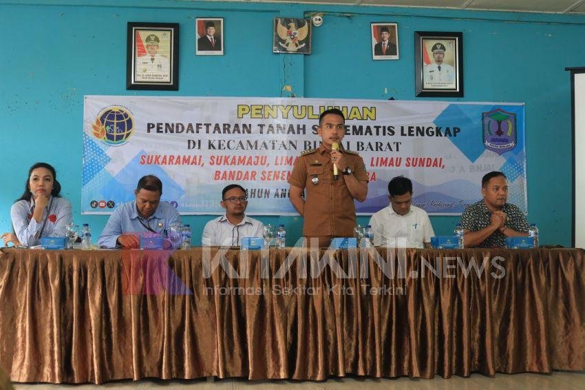 Sosialisasi dan Penyuluhan Program Pendaftaran Tanah Sistematis Lengkap di Kecamatan Binjai Barat