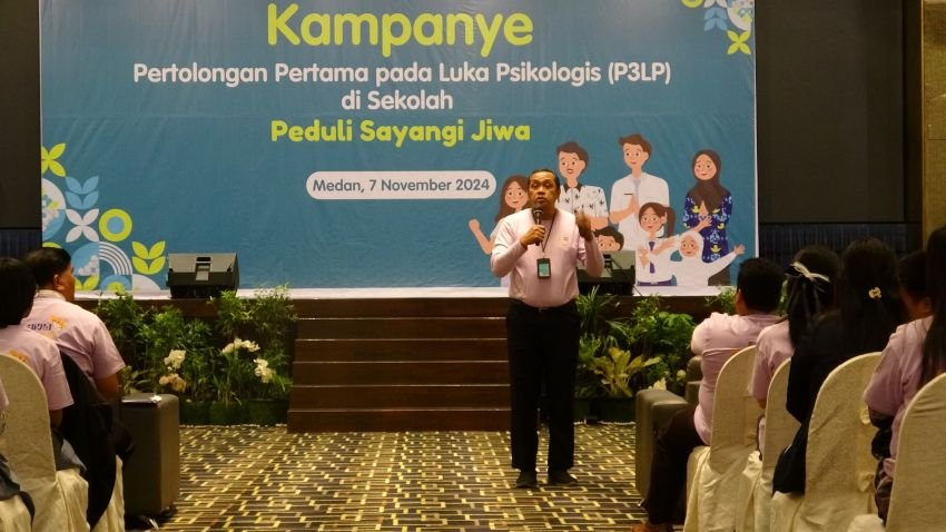 Kampanye P3LP Dorong Kesadaran Pentingnya Pertolongan Psikologis di Medan