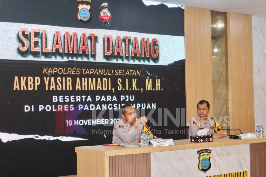 Perkuat Silaturahmi, Kapolres Tapsel Kunjungi Polres Padangsidimpuan