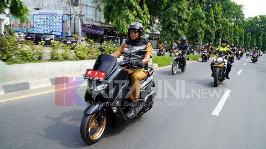 Antisipasi Gangguan di Pilkada, Pj Bupati Langkat Pimpin Patroli Skala Besar