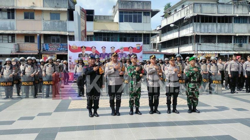 Kawal Pilkada Kondusif dan Damai, Polres se-Tabagsel Gelar Apel Rayonisasi