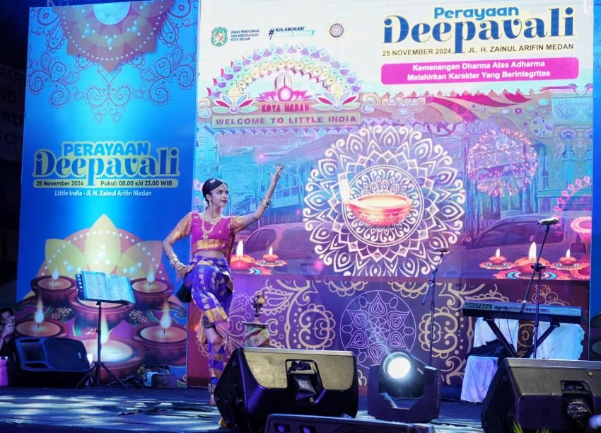Kemeriahan Deepavali 2024 di Little India Medan: Perayaan Outdoor yang Menggembirakan Semua Kalangan
