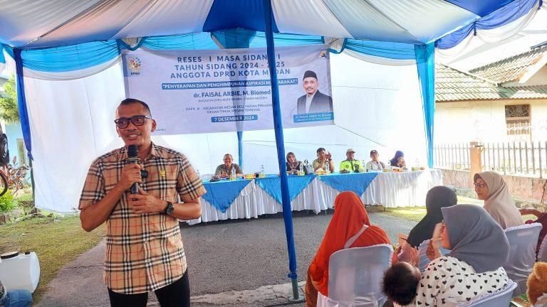 Faisal Arbie Nyatakan Siap Perjuangkan Aspirasi Warga Medan