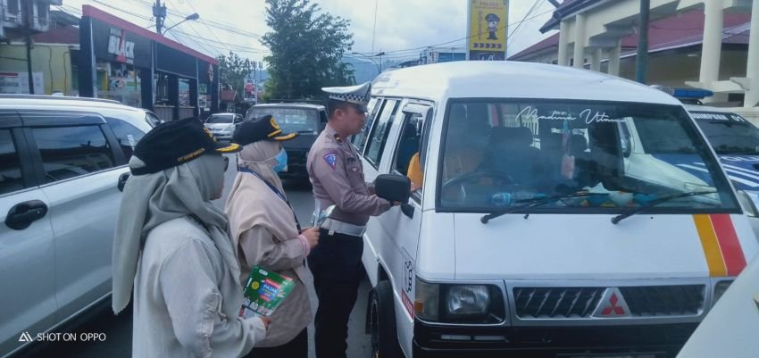 Satlantas Polres Padangsidimpuan Bersama UPT Samsat Gelar Razia PKB Gabungan