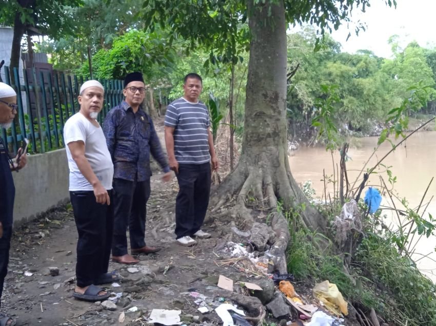 Ancaman Abrasi Sungai di Medan, Anggota DPRD Minta Sinergitas Pemerintah