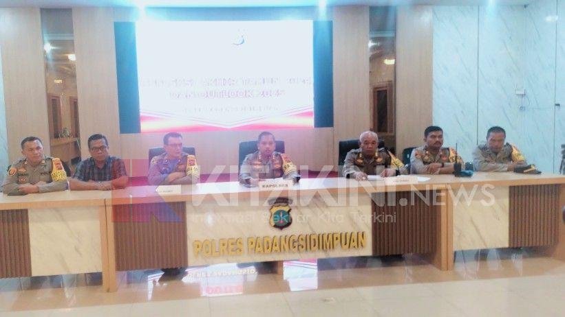 Kapolres Padangsidimpuan Paparkan Kasus Menonjol Selama 2024