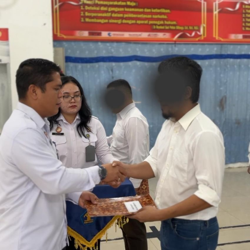 302 WB Rutan Kelas I Medan Terima Remisi Natal, 8 Orang Langsung Bebas