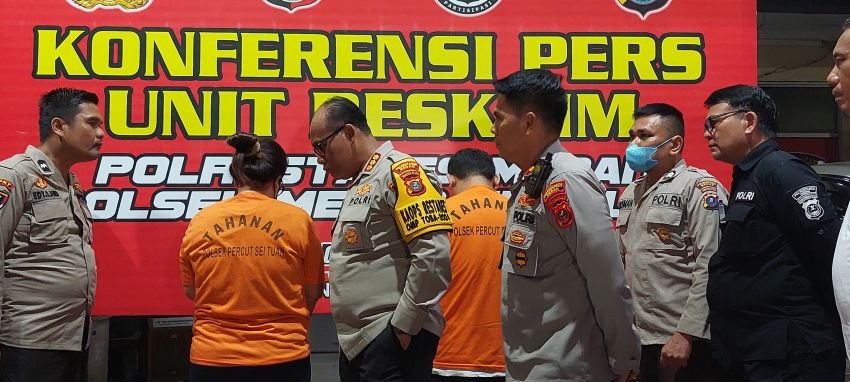 Gelapkan Mobil Rental, Oknum PNS dan Seorang Wanita Ditangkap Polsek Medan Tembung