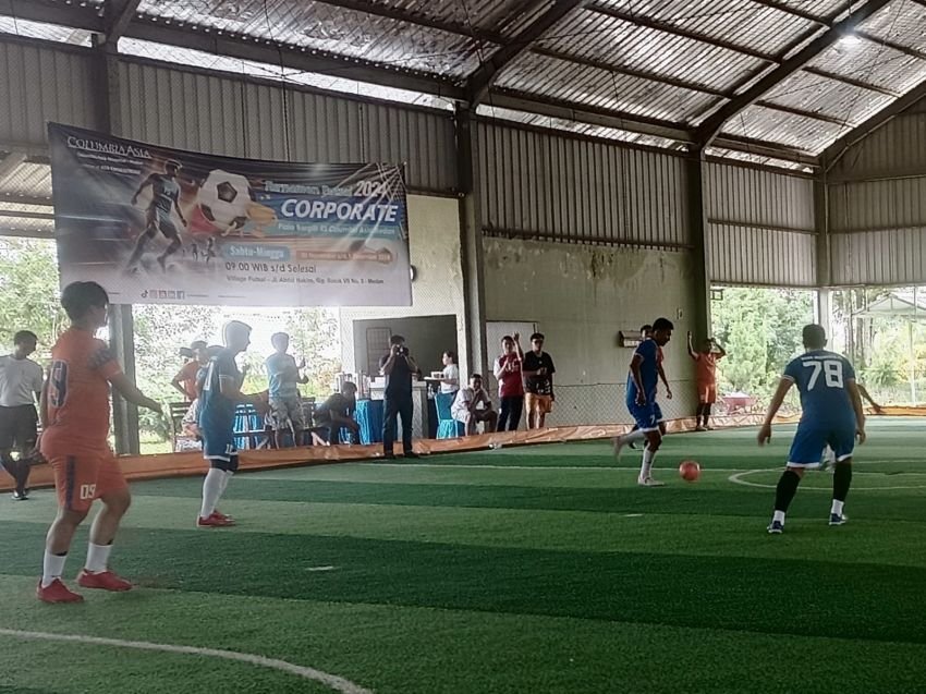 RS Columbia Asia Medan Gelar Turnamen Futsal Corporate Piala Bergilir 2024