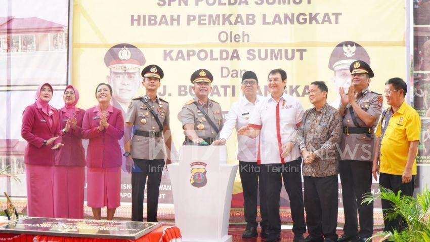 Kapolda Sumut dan Pj Bupati Langkat Resmikan Joglo Anton Soedjarwo