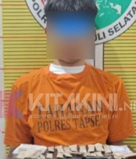 Petugas Tangkap Remaja Terlibat Peredaran Ganja di Portibi, Paluta