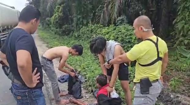 Bandar Narkoba di Riau Melarikan Diri dan Terjatuh Dari Sepeda Motor