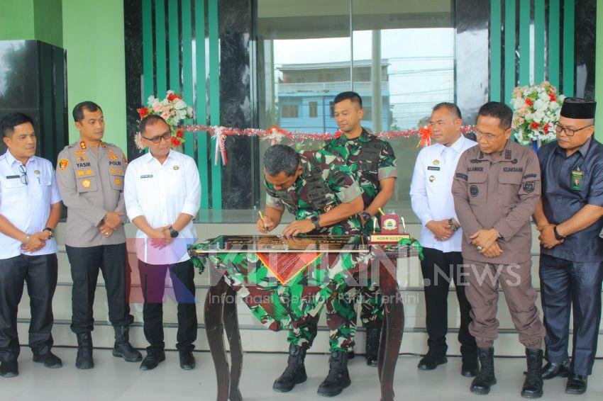 Danrem 023/KS Resmikan Gedung Baru Makodim 0212/Tapsel