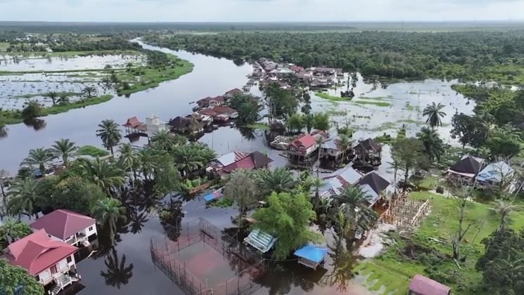 Sebanyak 12 Ribu Warga dan 18 Desa Terdampak Banjir di Pelalawan