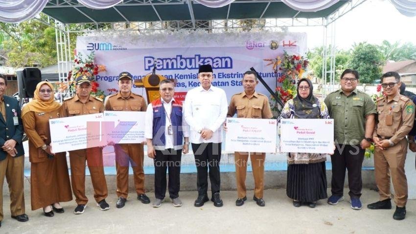 Kolaborasi PT Hutama Karya dan Pemkab Langkat Kick-Off Program Penanganan Kemiskinan Ekstrem