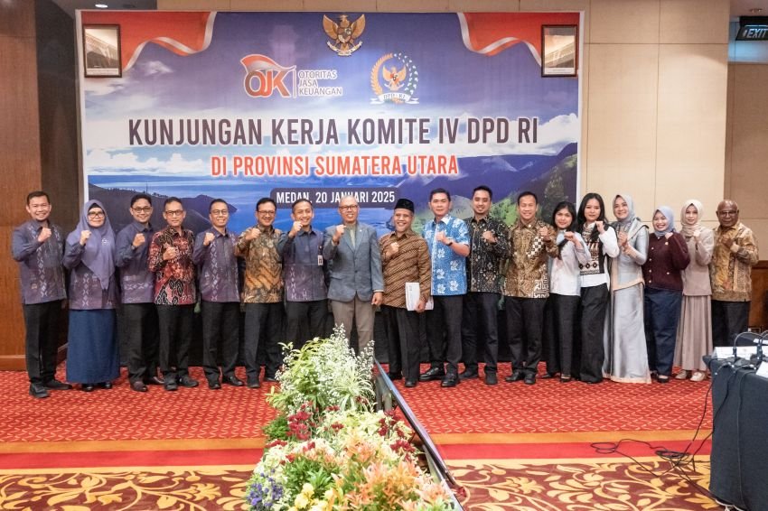 Kunjungan Kerja DPD RI ke OJK Sumatera Utara untuk Evaluasi Implementasi UU OJK