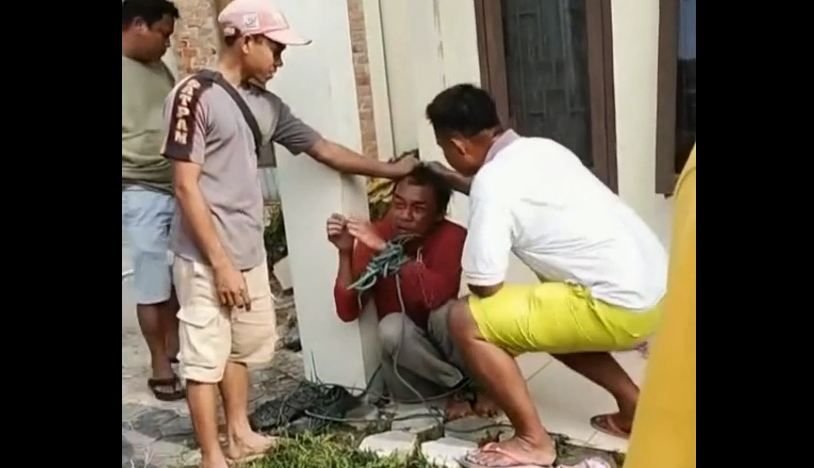 Pencuri Sepeda Motor Babak Belur Diamuk Warga di Pekanbaru