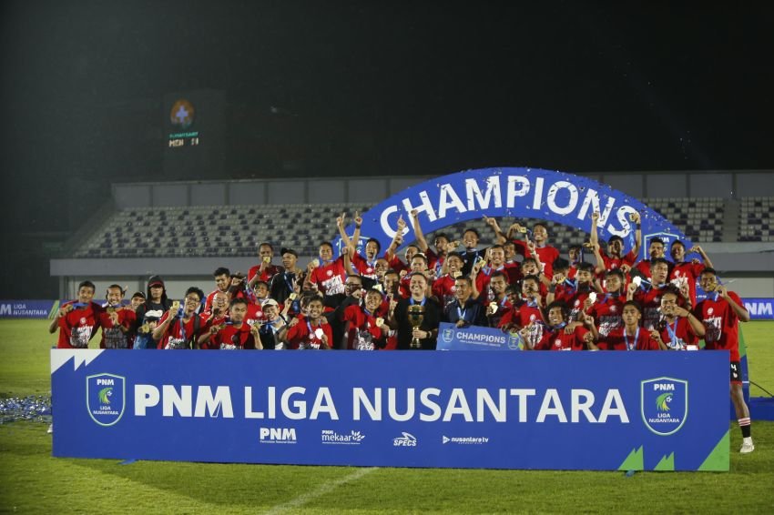 Sumut United Angkat Trofi Liga Nusantara 2024/2025 Usai Bekuk Tornado FC 4-1