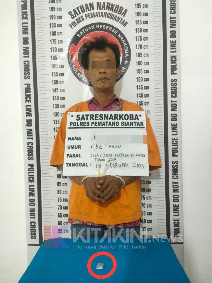 Pria Paru Baya Pengedar Sabu di Jalan Siak Siantar Diringkus Polisi